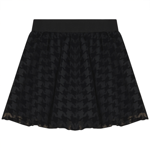 Tulle Houndstooth Skirt Y2868S