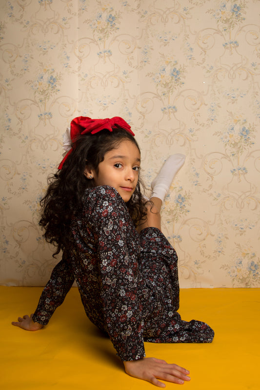 Floral Waisted Dress SNK999