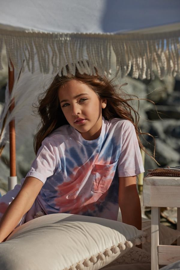 Flamingo Tie Dye Short Sleeve Tee