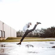 Black T.O. Stretch Pants