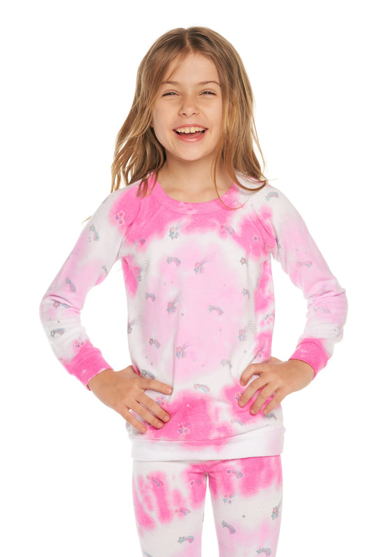 Shooting Star Tie Dye Pullover CHTW58