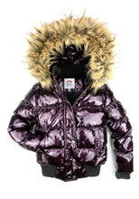 Load image into Gallery viewer, Burgundy Kyla Puffer Coat A5KYP-BGY