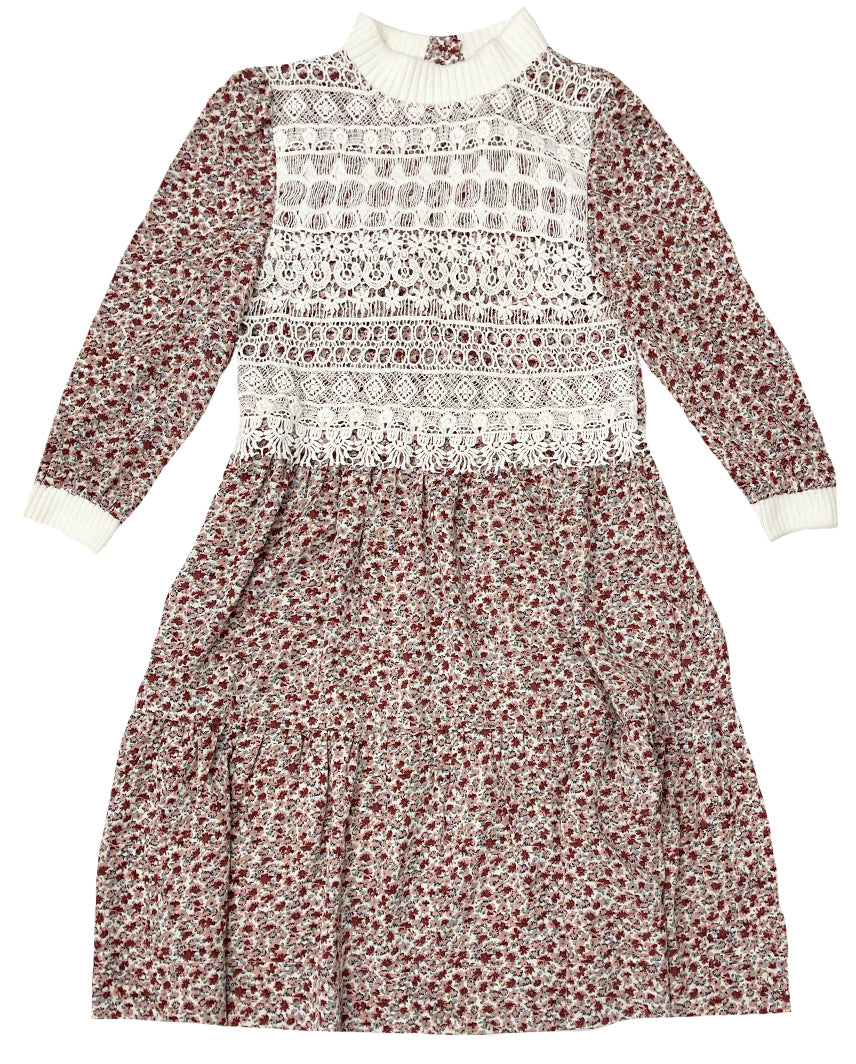 Floral Lacey Dress D-1220