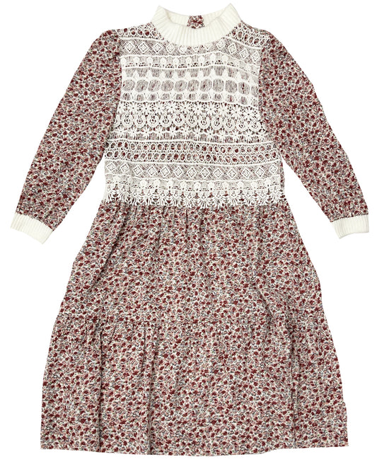 Floral Lacey Dress D-1220