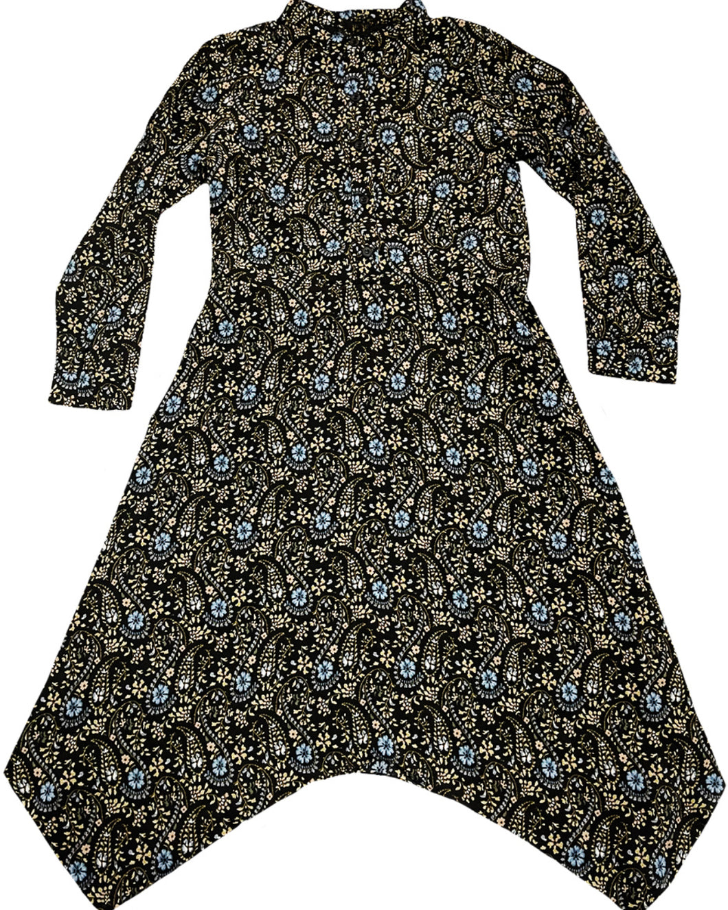 Paisley Print Dress D-1427