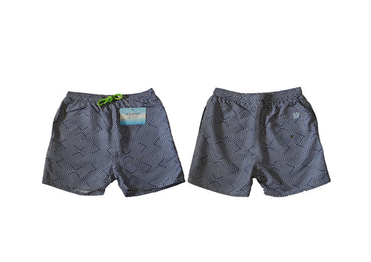 Rhombus Tile Swim Trunks