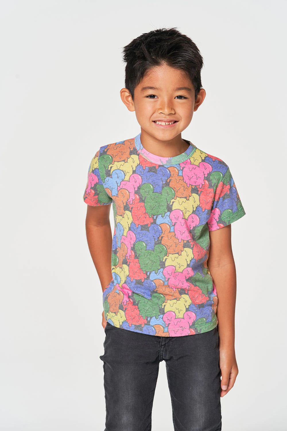 Mickey Mouse Tee CB103907-MMS024-TRBLK