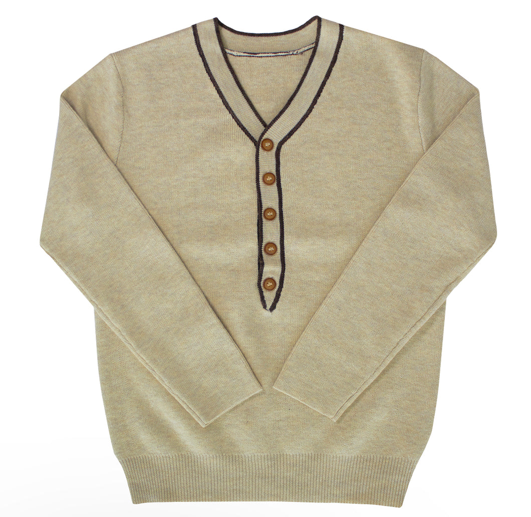 Edge Placket Sweater G2233