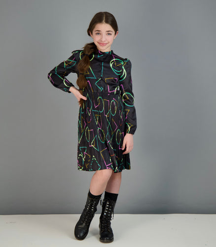 Shapes Print Dress SNK4416