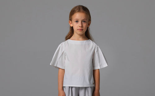 Pleated Sleeve Shirt