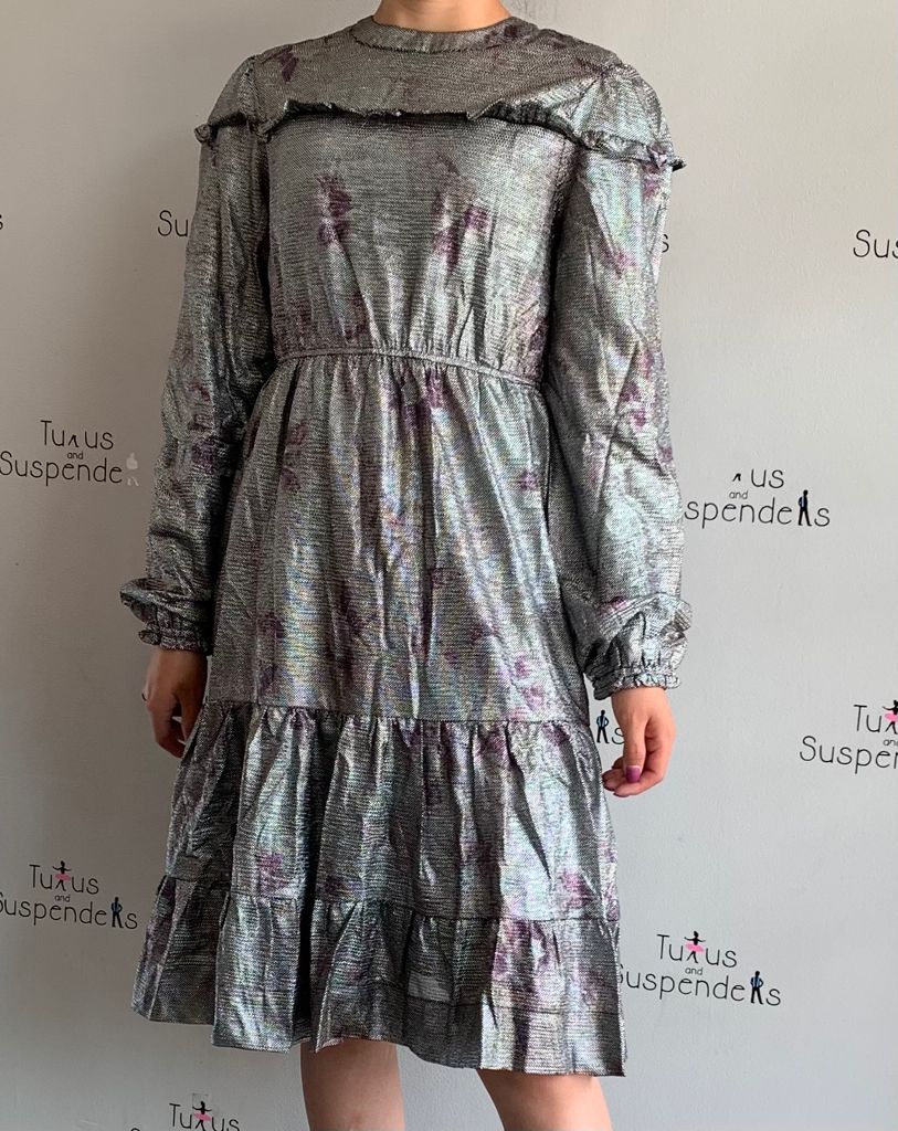 Lurex Layered Dress 1052