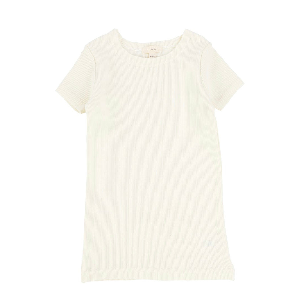 Ivory Ribbed T-shirt