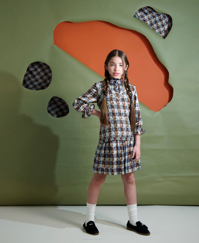 Silk Tweed Print Set SNK4523 A/B