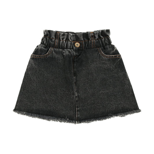 Fringe Denim Skirt FRST