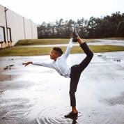 Black T.O. Stretch Pants