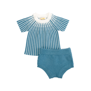 Textured Knit Baby Set y1391