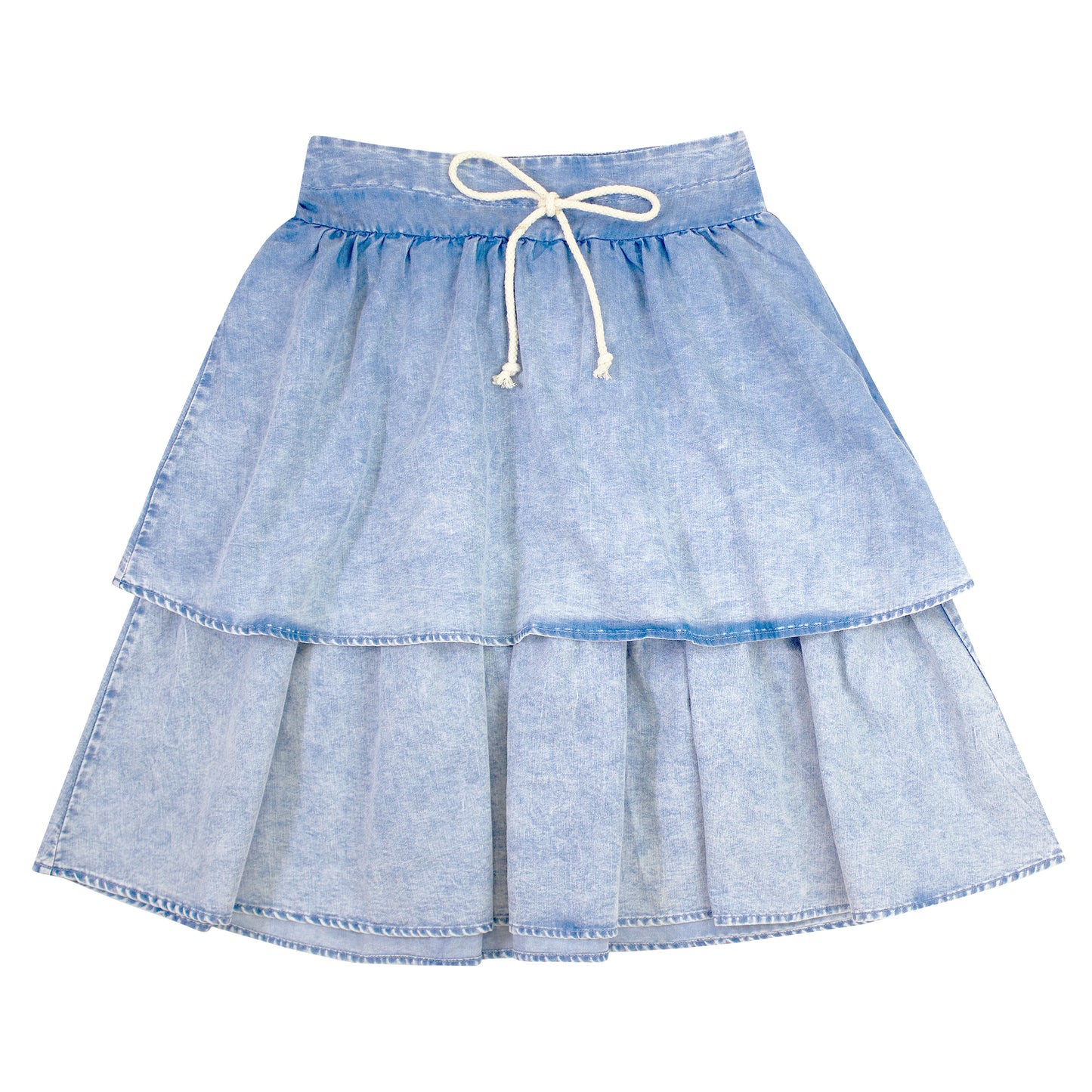 Illusion Denim Skirt TD27110