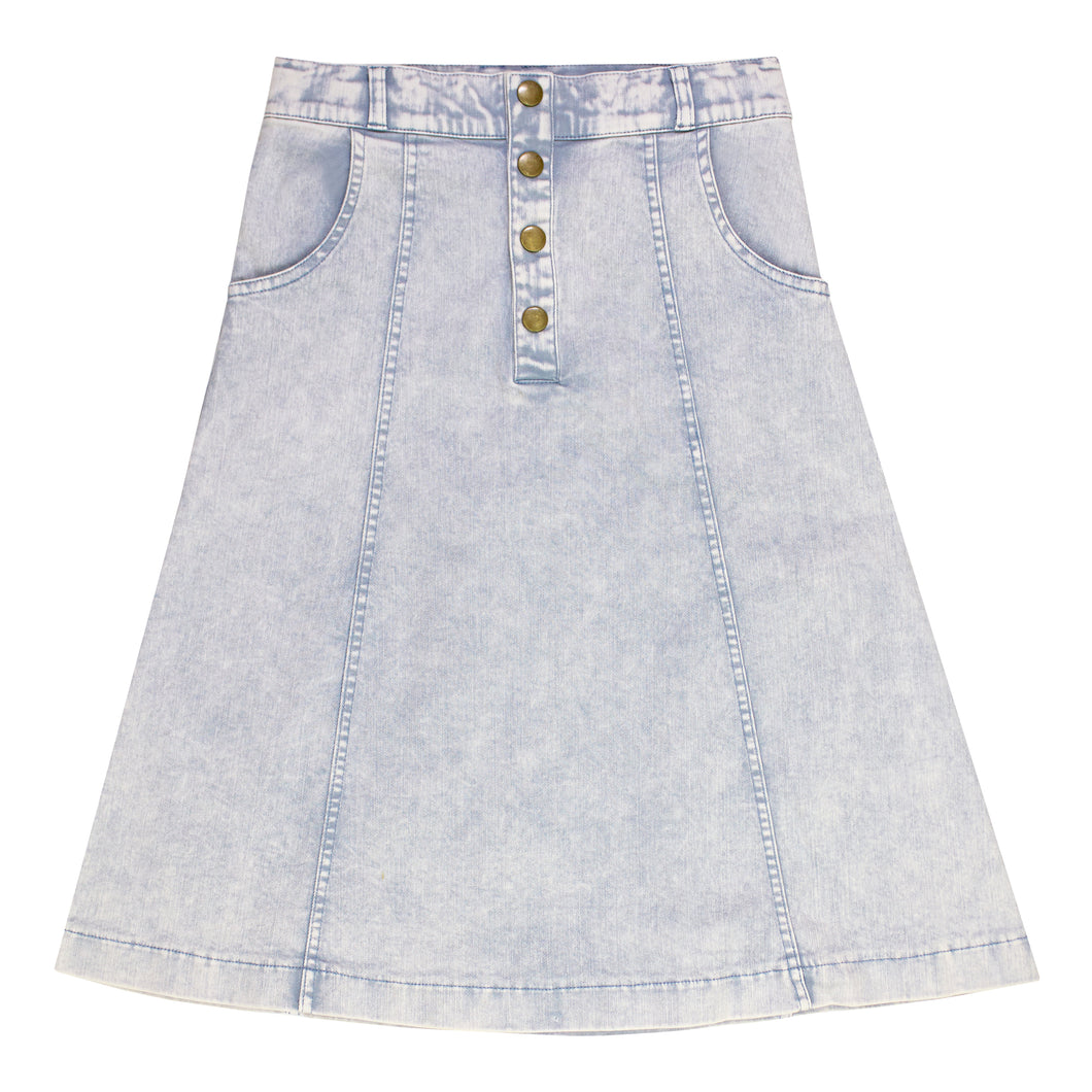 Denim Stitch Skirt TD27103