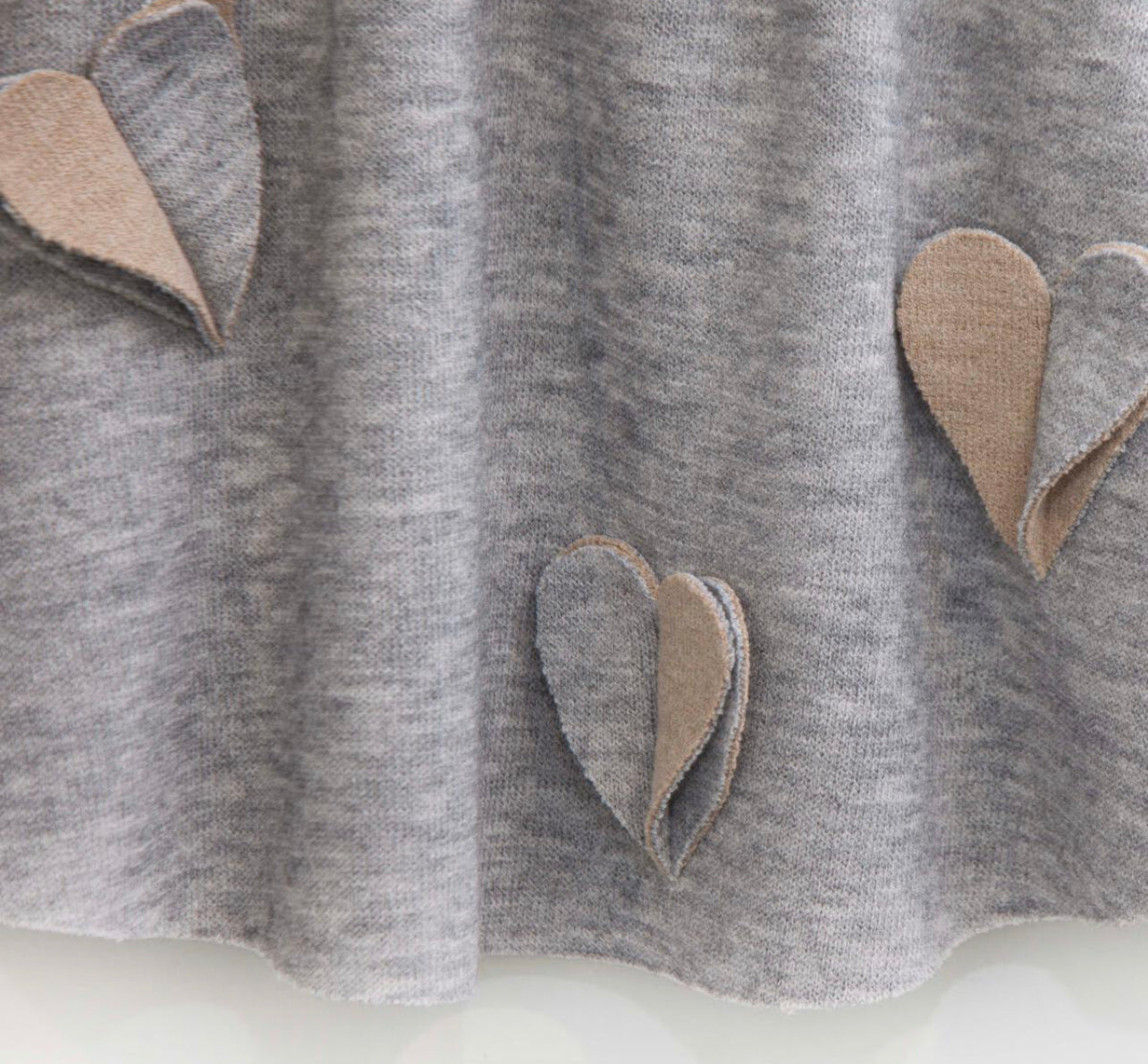 Double Knit Heart Skirt T2597