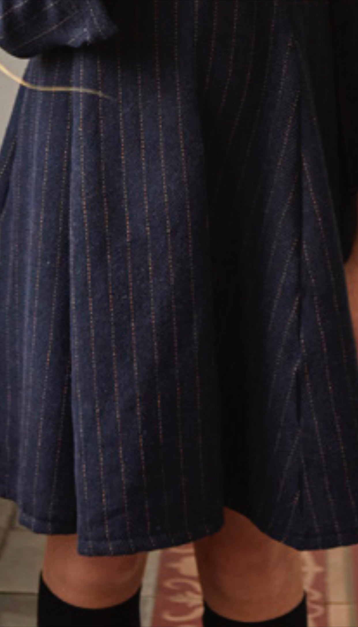 Colin Pinstripe Skirt