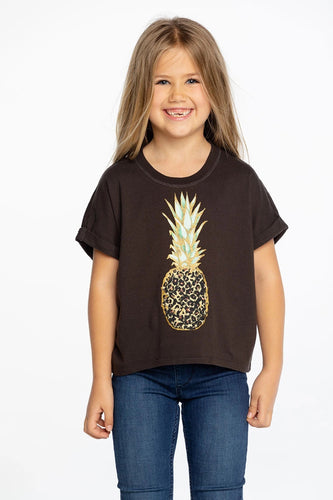 Vintage Pineapple Roll Sleeve Tee