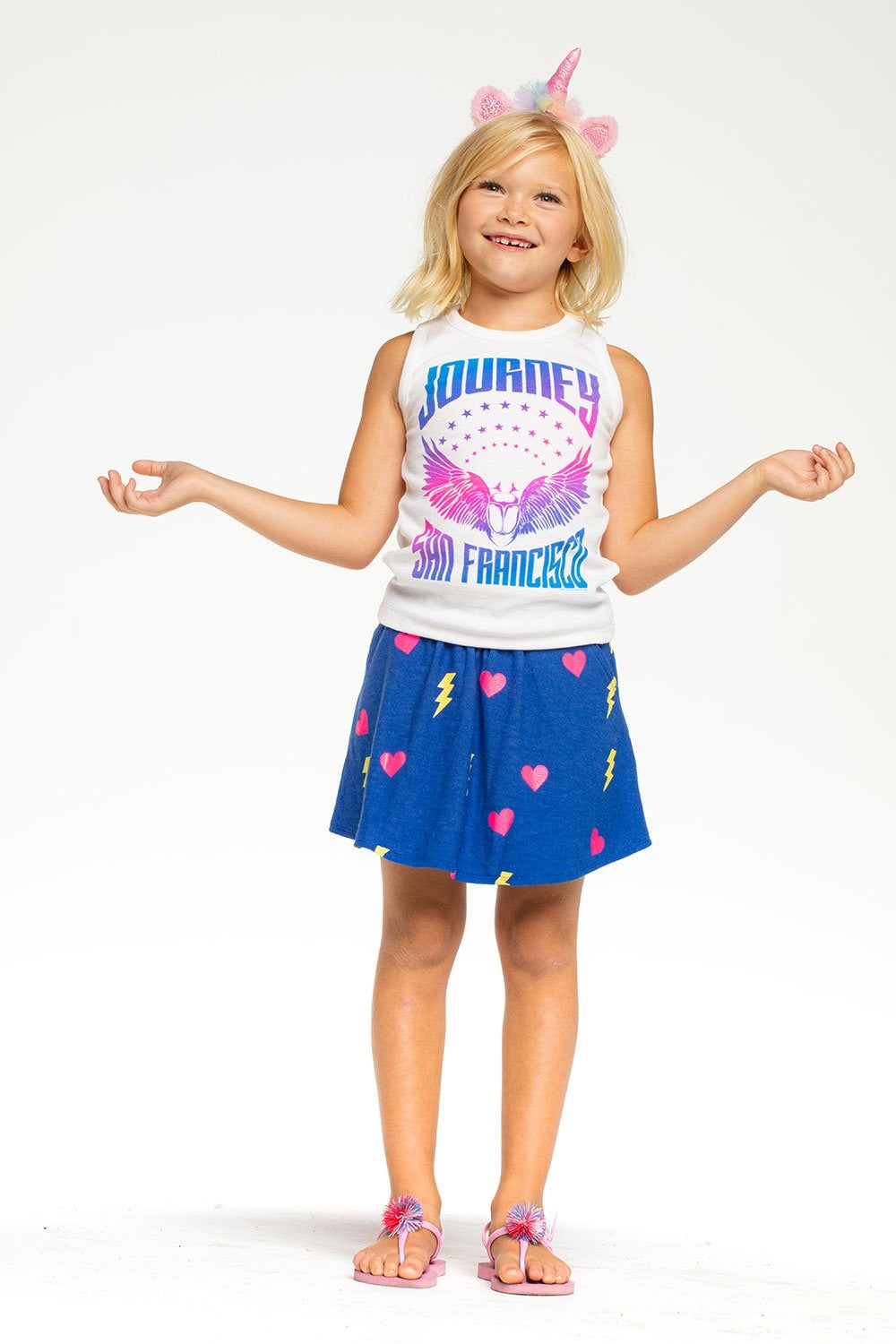 Hearts and Bolts Ruffle Skirt