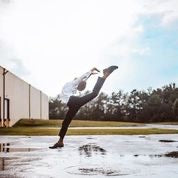 Black T.O. Stretch Pants