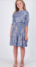 Load image into Gallery viewer, Blue Leopard Dress SNK4017
