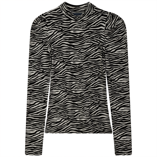 Printed Mockneck Top YT2801T