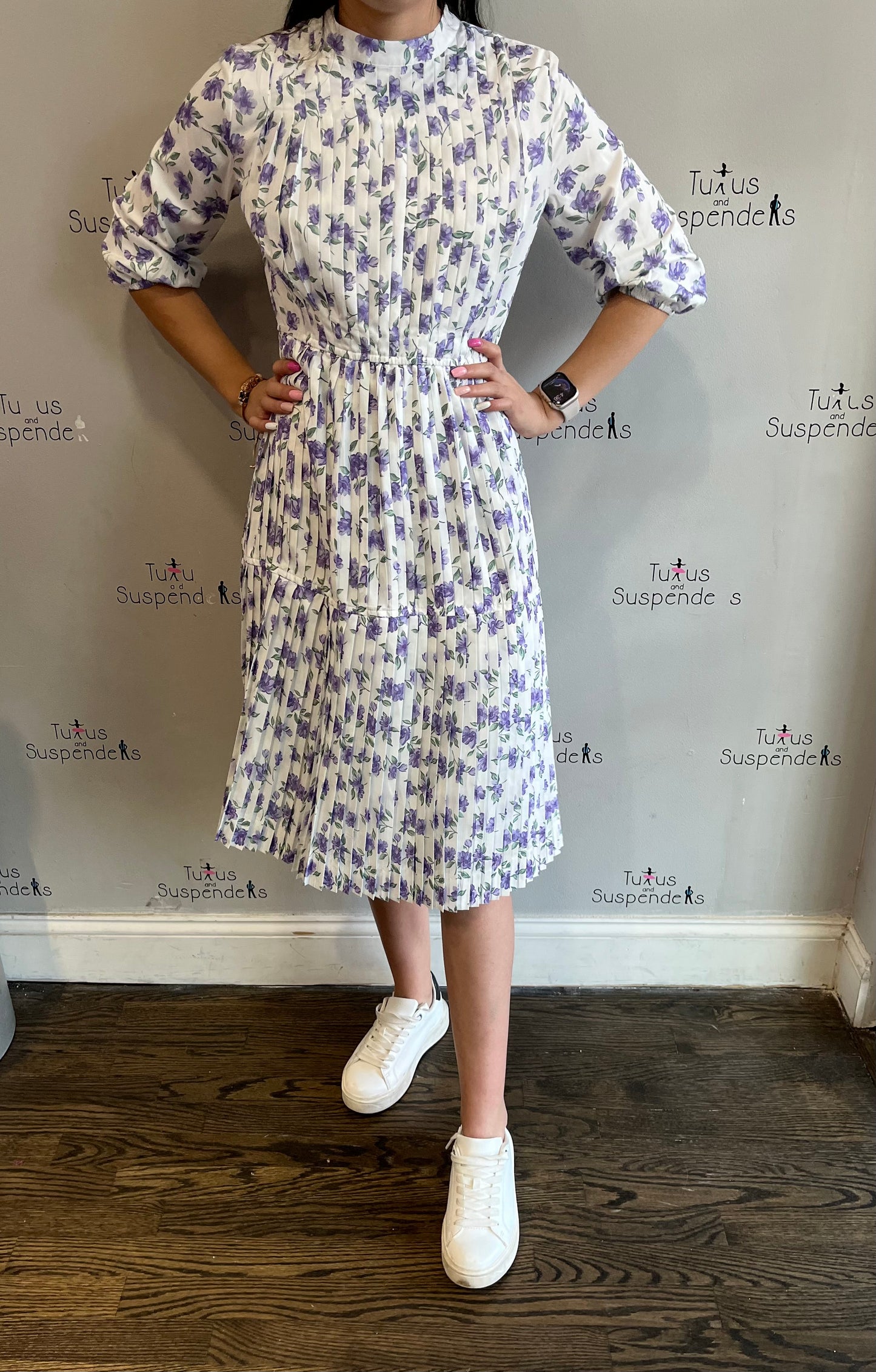 Vintage Floral Dress SNK4013A and SNK4013B