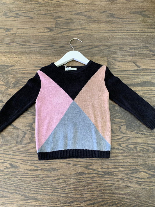 Colorblock Knit Sweater