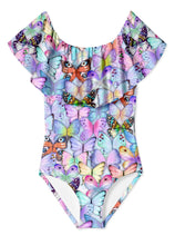 Load image into Gallery viewer, Butterfly Draped Swimsuit