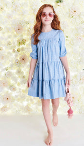 Chambray Foil Dress 1386