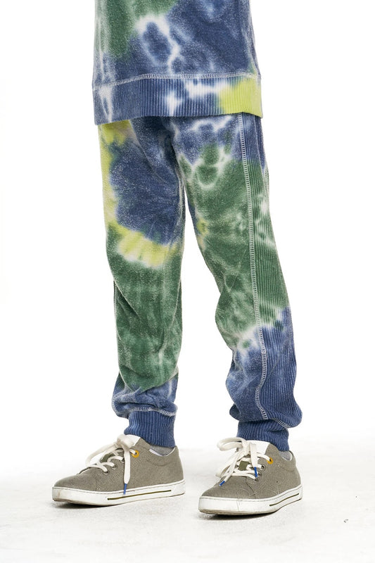 Bliss Knit Side Panel Tie Dye Jogger CB1132