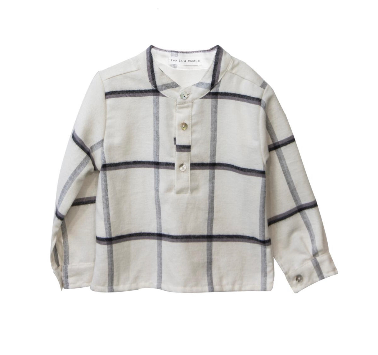 Wild Check Mao Shirt T2801