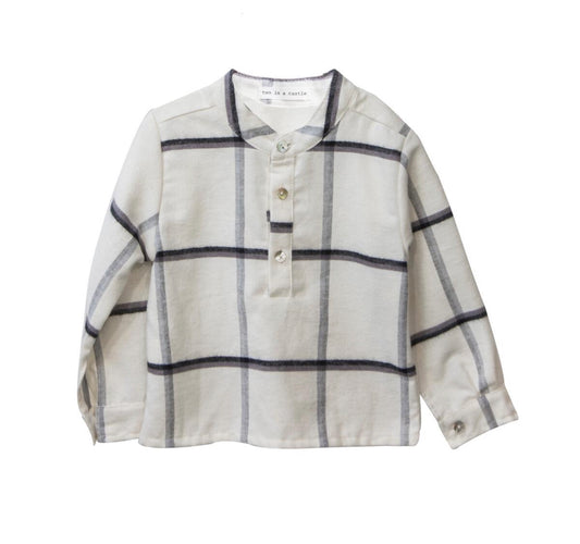 Wild Check Mao Shirt T2801