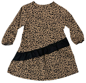 Leopard Print Knit Dress MB-1015