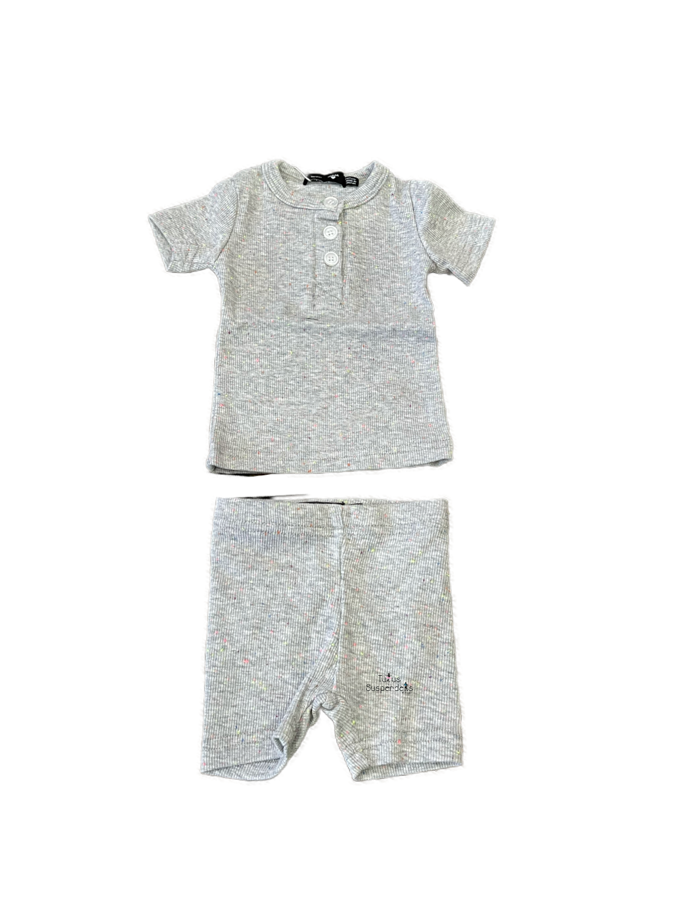 Neon Speckled Rib Two Piece CY1429E