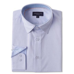 Pale Blue Spheres L/S Dress Shirt 5854