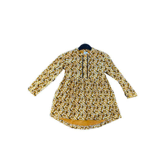 Yellow Floral Dress 223063