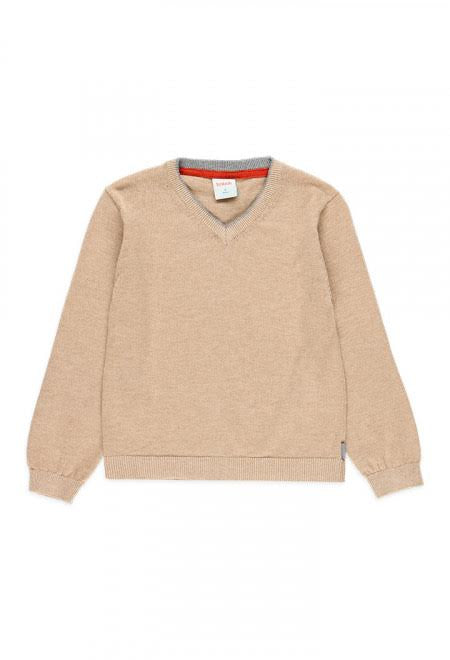 Beige Pullover Sweater 735386-7389