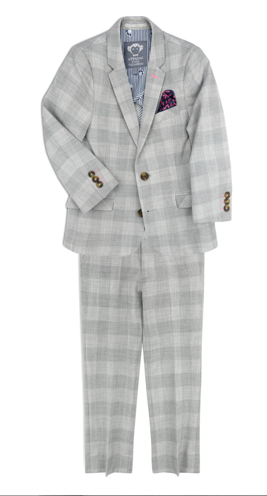 London Check Stretchy Mod Suit
