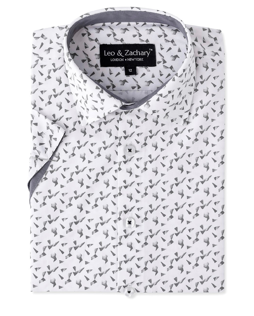 Dress Shirt 5869 maho print short sleeve