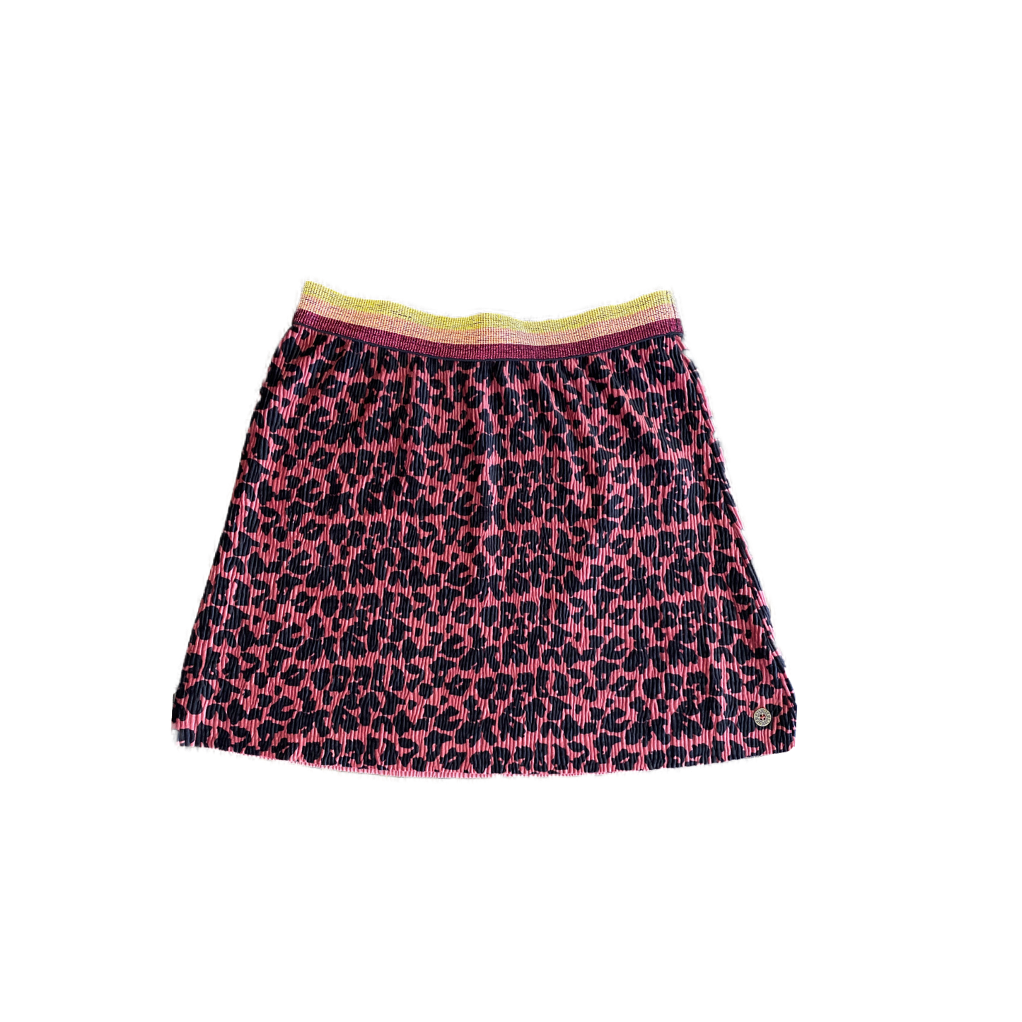 Velvety Print Plisse Skirt 5780