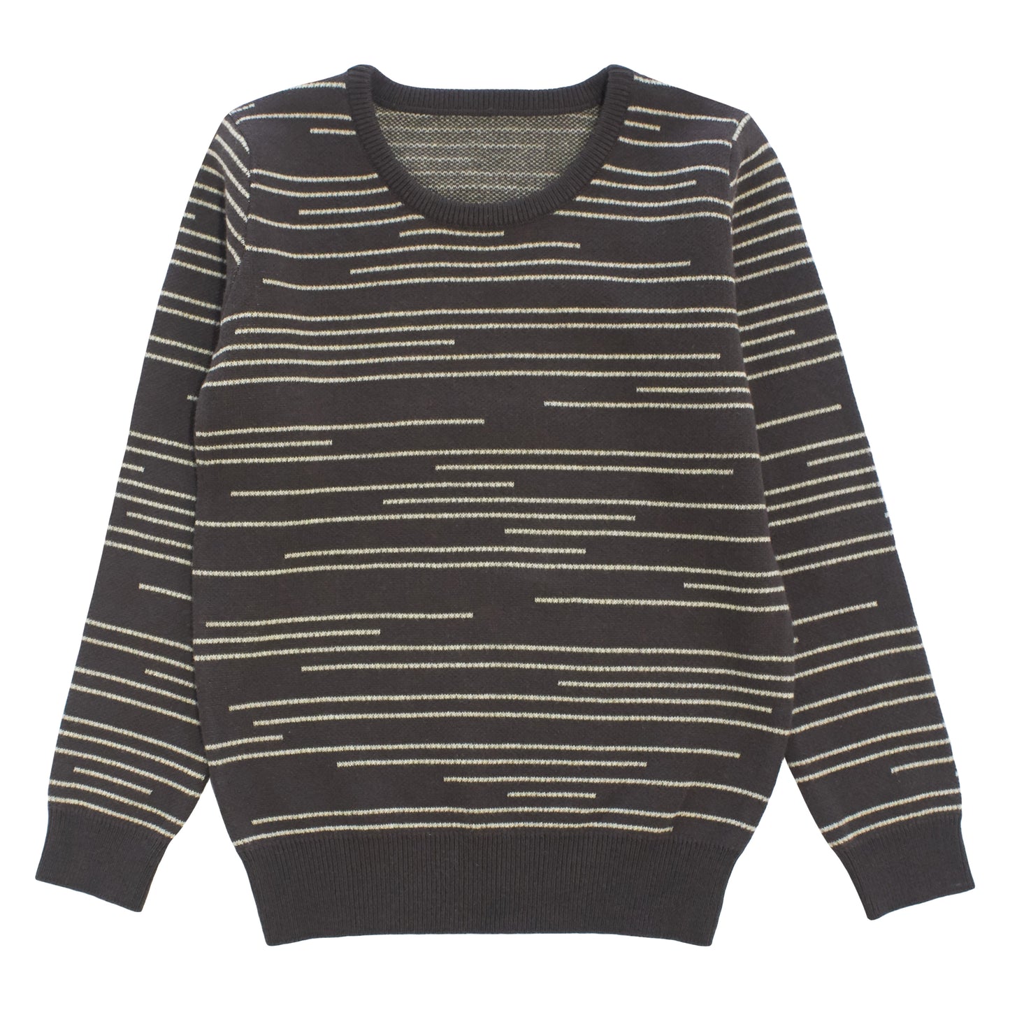 Staggered Striped Sweater G2034