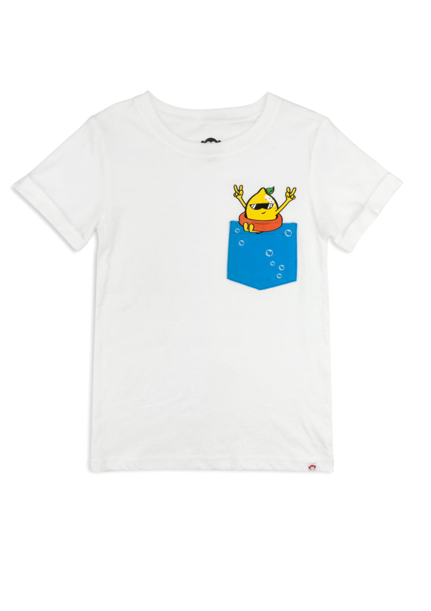 Lemon Pocket Day Trip Tee B1DAY-WH