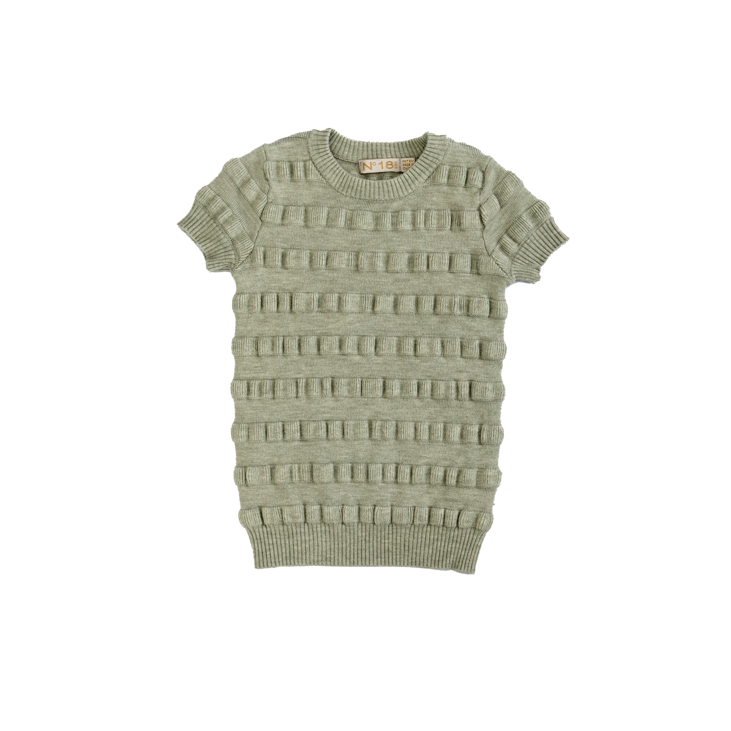 Puff Stitch Knit Sweater CY1487