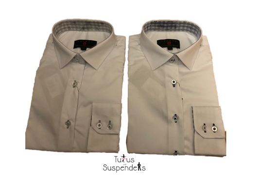 White Button Down Shirt ashj58L