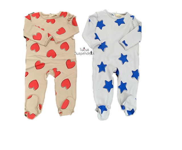 Heart and star pjs