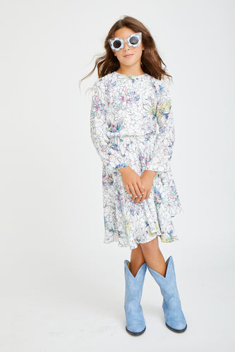 Colorful Floral Top 1184